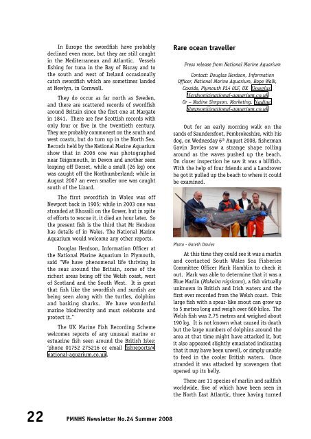 Porcupine Newsletter Number 25, Winter 2008/09.