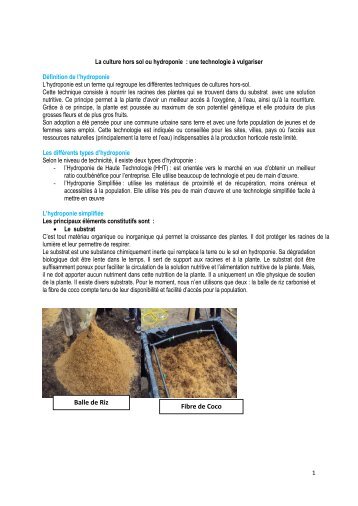 telecharger le document sur l'hydroponie au format pdf - eRails