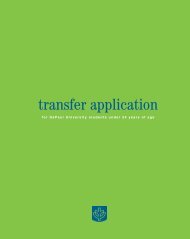 Application for Transfer Admission - DePaul University