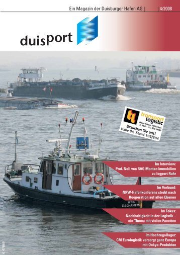 Ein Magazin der Duisburger Hafen AG 4/2008 - Duisport