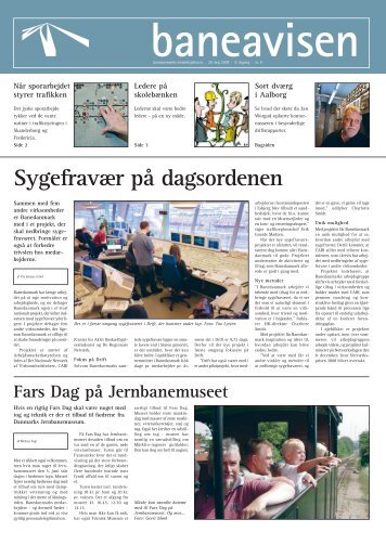 Sygefravær på dagsordenen - Banedanmark