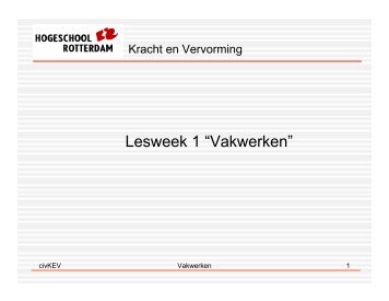 Lesweek 1 âVakwerkenâ