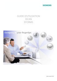 guide d'utilisation iscan eforms - Siemens Hearing Instruments