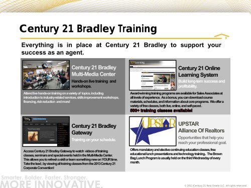 The Gold Standard. - Century 21 Bradley Realty, Inc