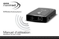 Manuel d'utilisation - GPS Navirad