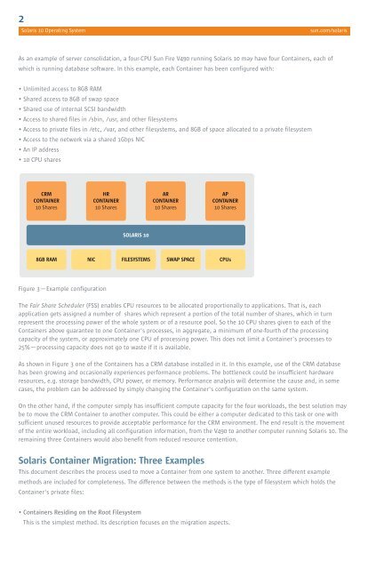 A SOLARIS™ CONTAINER