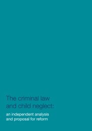 The criminal law and child neglect: - Action for Children