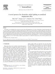 A novel process for electroless nickel plating on anodized ...