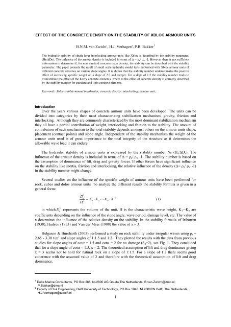 2010_Effect-of-the-concrete-density-on-the-stability - Xbloc