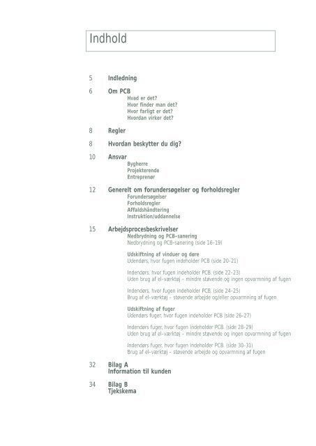 134. hÃ¥ndtering og fjernelse af pcb-holdige bygningsmaterialer