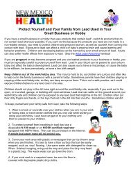 Protect Yourself and Your Family from Lead Used in Your Small ...