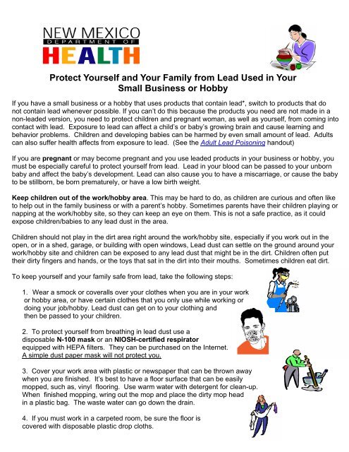 Protect Yourself and Your Family from Lead Used in Your Small ...