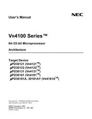 VR4100 Series 64-/32-bit Microprocessor Architecture UM - PDAdb