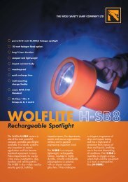 WOLF H-SB8 (USA) - Safety Lamp of Houston Inc.