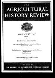 Volume Vi 1958 British Agricultural History Society