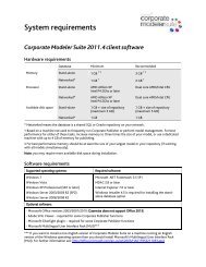 Client System Requirements for CM 2011.4 - Casewise