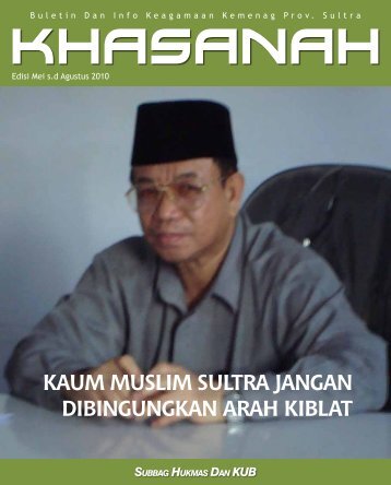 Majalah Khasanah Edisi 4 - Kemenag Sultra