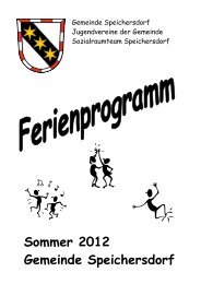 Sommer 2012 Gemeinde Speichersdorf