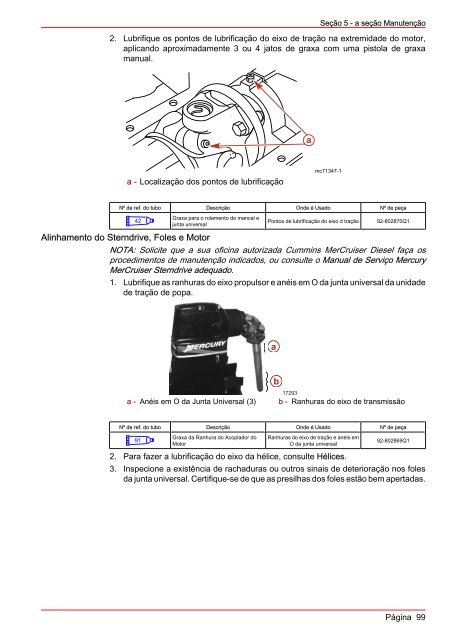 MANUAL DE OPERAÇÃO MANUTENÇÃO E GARANTIA - Mercury