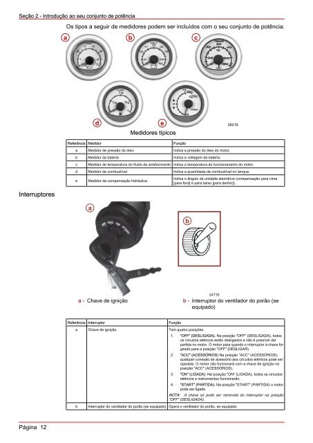 MANUAL DE OPERAÇÃO MANUTENÇÃO E GARANTIA - Mercury