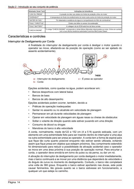 MANUAL DE OPERAÇÃO MANUTENÇÃO E GARANTIA - Mercury