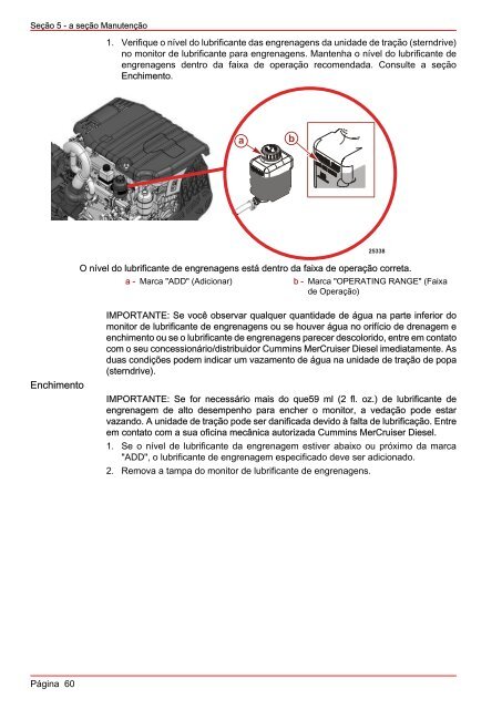 MANUAL DE OPERAÇÃO MANUTENÇÃO E GARANTIA - Mercury