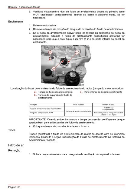 MANUAL DE OPERAÇÃO MANUTENÇÃO E GARANTIA - Mercury