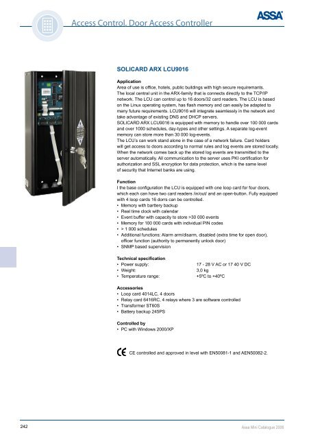 ASSA Access Control - ASSA ABLOY