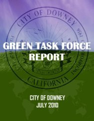 Green Task Force Report - City of Downey