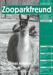 Zooparkfreund - Verein der Zooparkfreunde in Erfurt eV