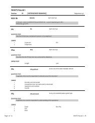 Interviewer Remarks (Including Environmental Checklist) - NHATS