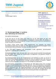 Brief zur Schulbefreiung in Berlin - THW-Jugend eV