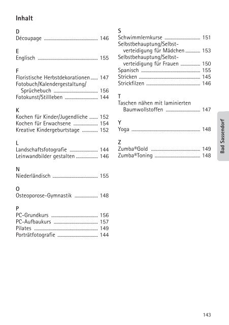 01 Allgemein - Volkshochschule Soest