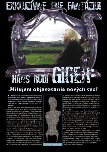 H.R. Giger: I Love Discovering New Things - the little HR Giger Page