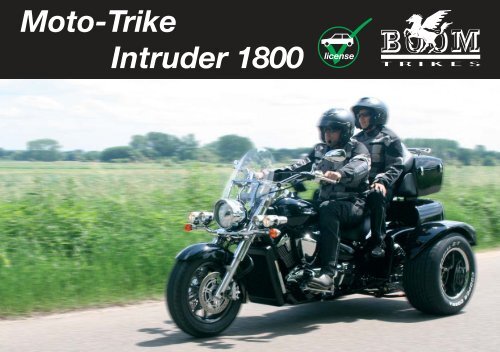 Moto-Trike Intruder 1800 Plicense - Boom Trikes