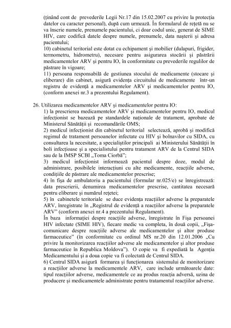 Ordin - HIV and AIDS in the Republic of Moldova / AIDS.MD