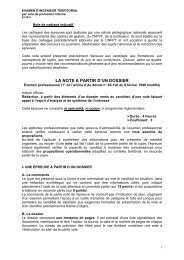 LA NOTE A PARTIR D'UN DOSSIER - CDG69