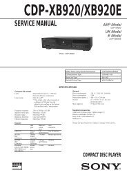 CDP-XB920/XB920E - josvandijken.nl