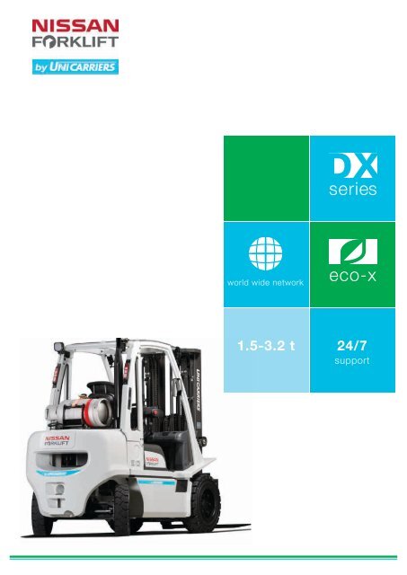 Counterbalanced - DX Series ECO-X (Adobe PDF ... - nissan forklift