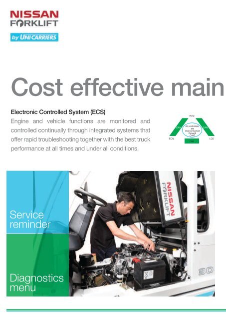 Counterbalanced - DX Series ECO-X (Adobe PDF ... - nissan forklift