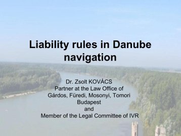 Liability rules in Danube navigation - IVR