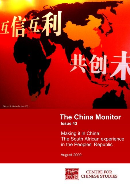 The China Monitor - The Centre for Chinese Studies