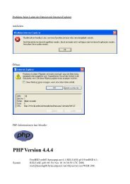 PHP Version 4.4.4 - Moodle