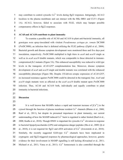 Plasma membrane calcium ATPases are important components of ...