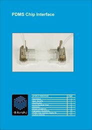 PDMS Chip Interface - Dolomite Microfluidics