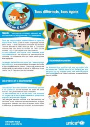 Tous diffÃ©rents, tous Ã©gaux - Unicef