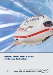 Perfect Current Transmission for Railway Technology - Schunk ...