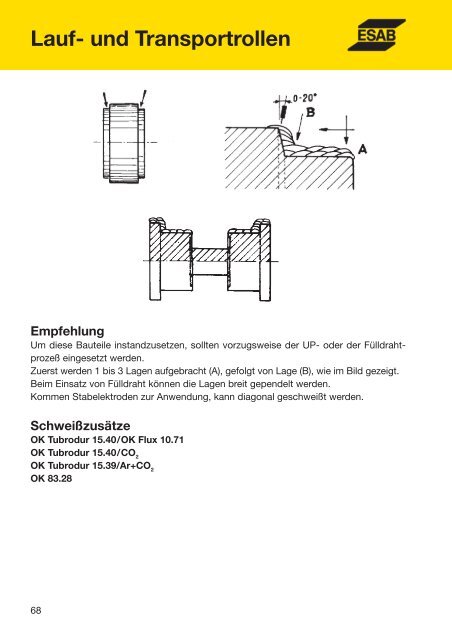 Handbuch für das Reparatur- und Instand- haltungsschweißen - ESAB