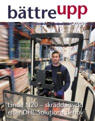 BÃ¤ttre upp - Linde Material Handling AB