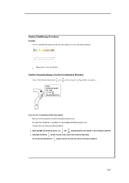 Interaktive Lernpfade zum Thema „Brüche erweitern, kürzen und ...